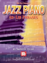 Jazz Piano Ad Lib Phrases piano sheet music cover